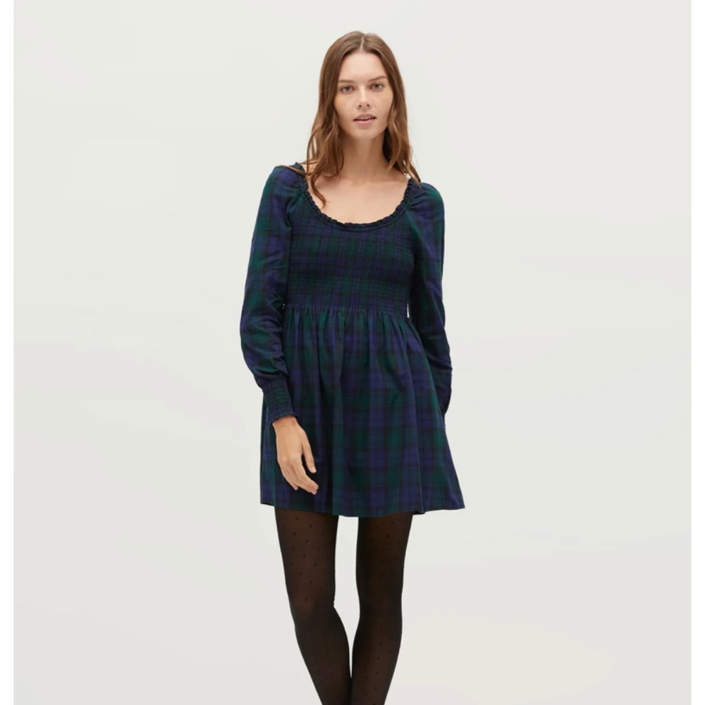 Norah nap dress blackwatch tartan